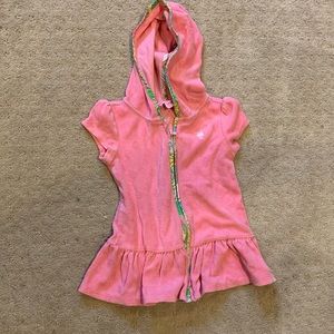 EUC Lily Pulitzer pink swim coverup size 2T
